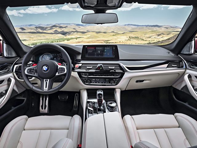 BMW M5 interior