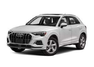 The 2021 Audi Q3 is shown