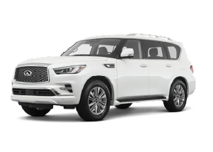 The 2020 Infiniti Q X 80 is shown