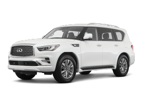 The 2021 Infiniti QX80 is shown