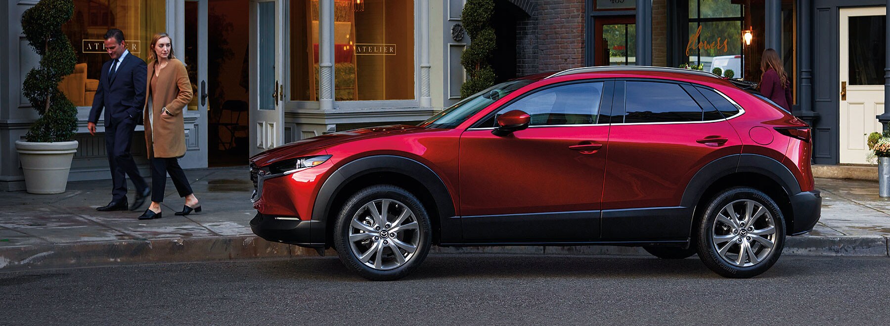 Mazda CX-30 SUV Red Driver Side Profile View