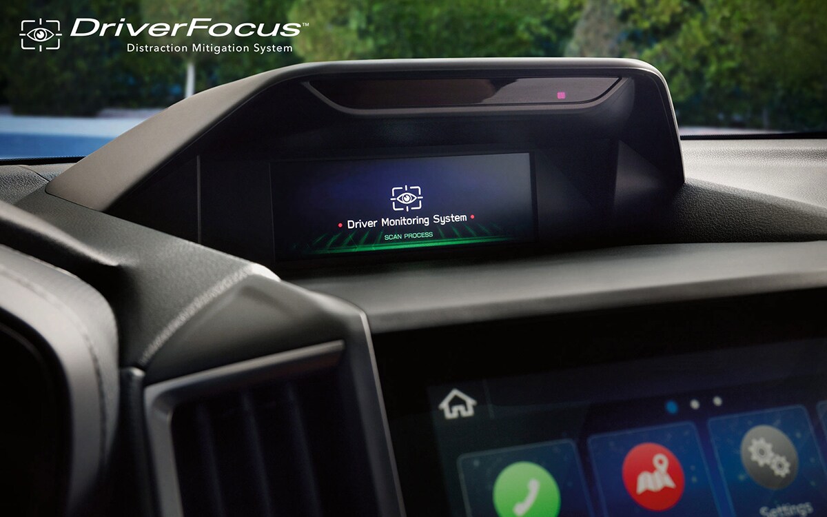 A close-up of the Subaru DriverFocus™ Distraction Mitigation System available in the 2020 Forester.