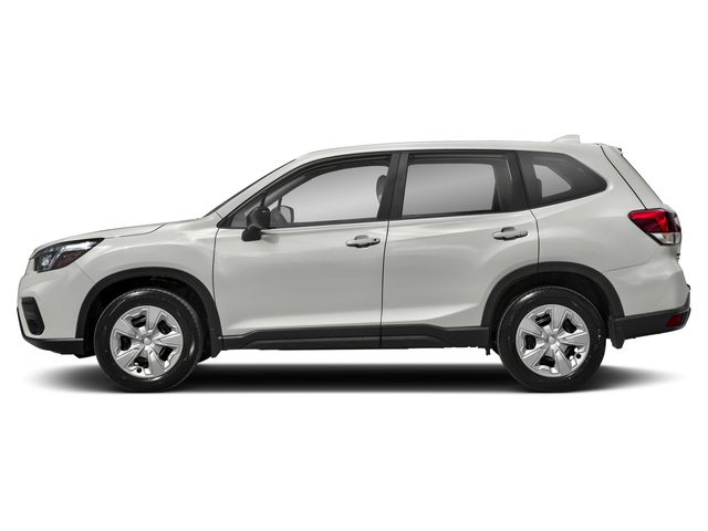 Subaru Forester driver side profile image white lease special