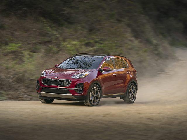 West Broad Kia is a Kia Dealership in Richmond, VA | 2021 Kia Sportage driving on dirt road