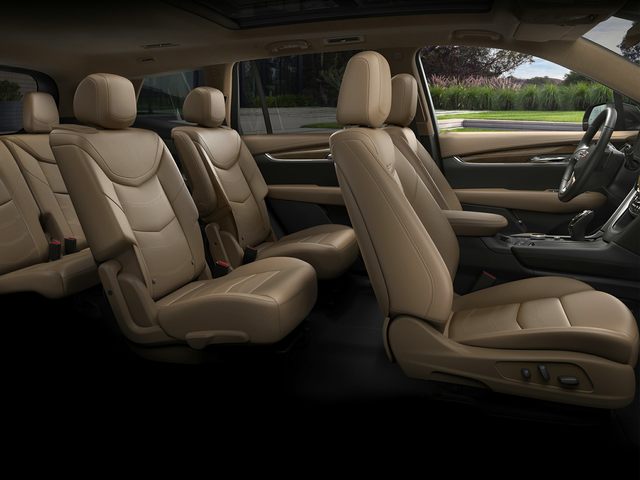 Three-row interior of the Cadillac XT6 SUV, available at Cadillac of Thousand Oaks in California