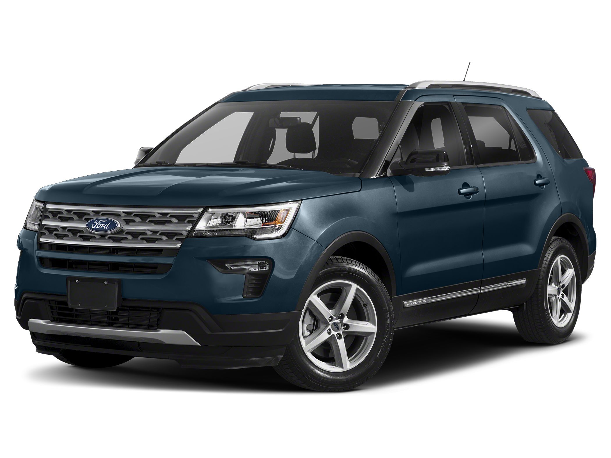 Blue 2019 Ford Explorer Limited SUV / Crossover Front-Wheel Drive