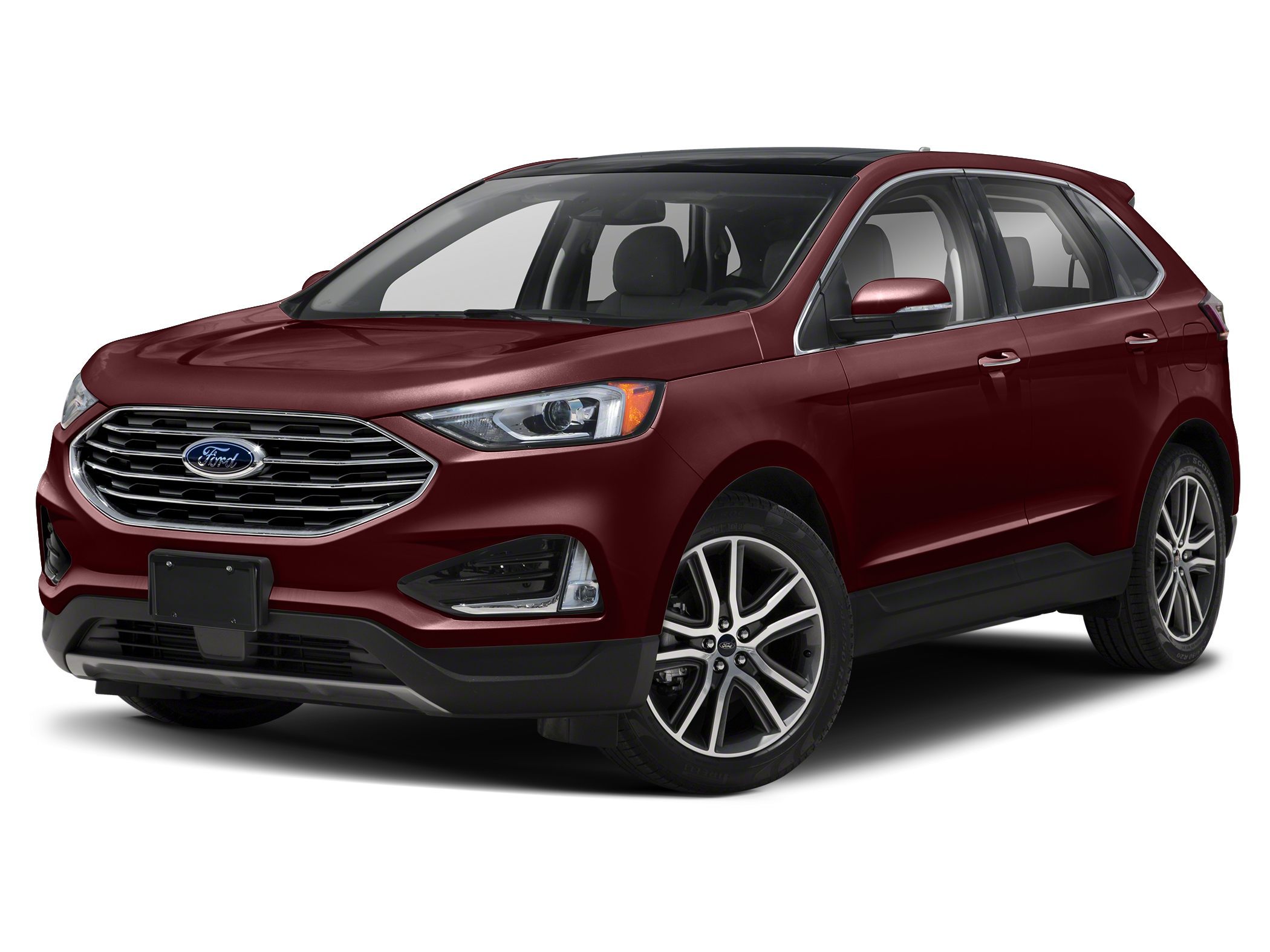 Ruby Red Metallic 2019 Ford Edge SUV / Crossover All-Wheel Drive 8-Speed Automatic