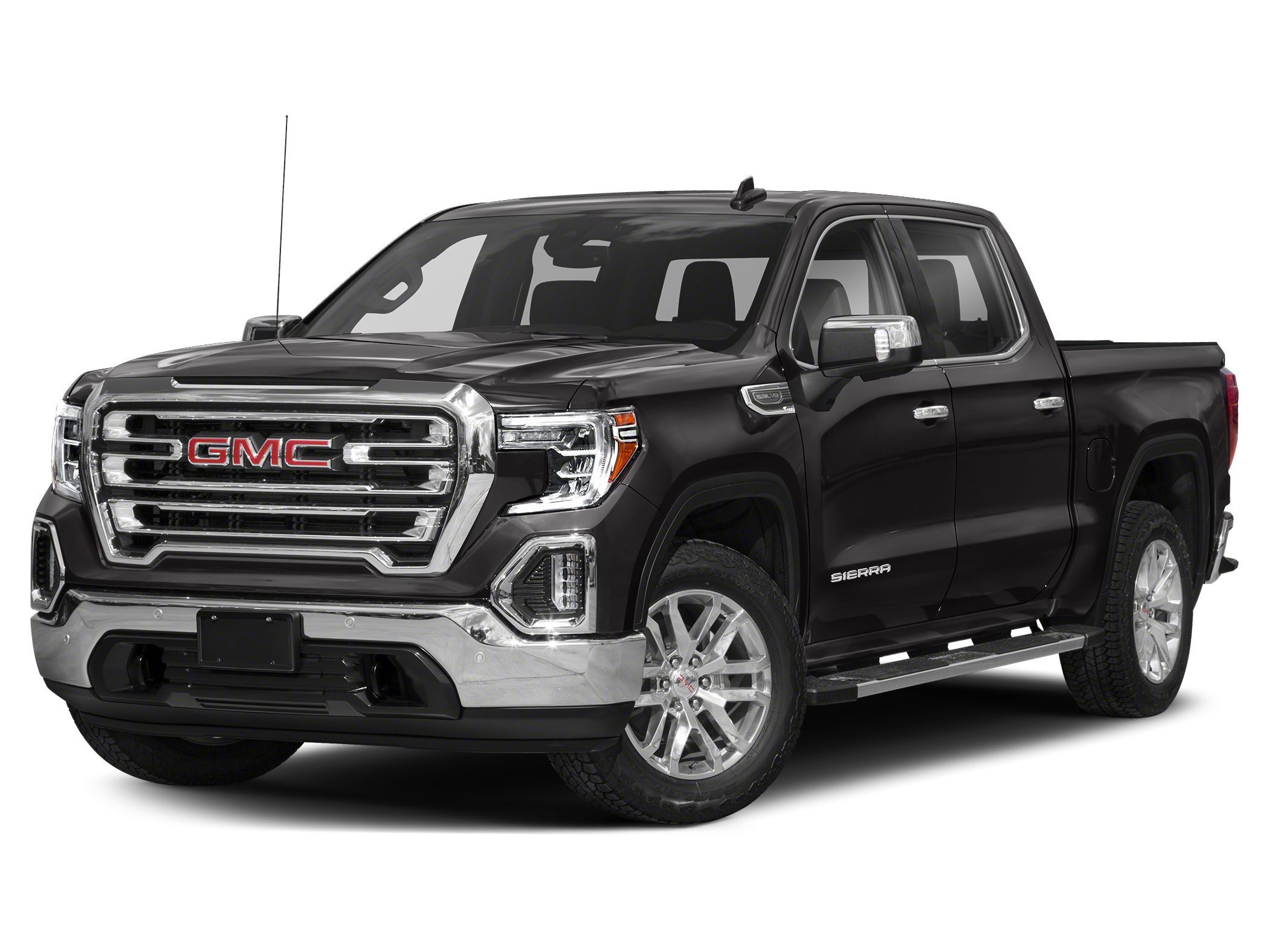 Carbon Black Metallic 2020 GMC Sierra 1500 AT4 Crew Cab 4WD Pickup Truck Four-Wheel Drive Automatic