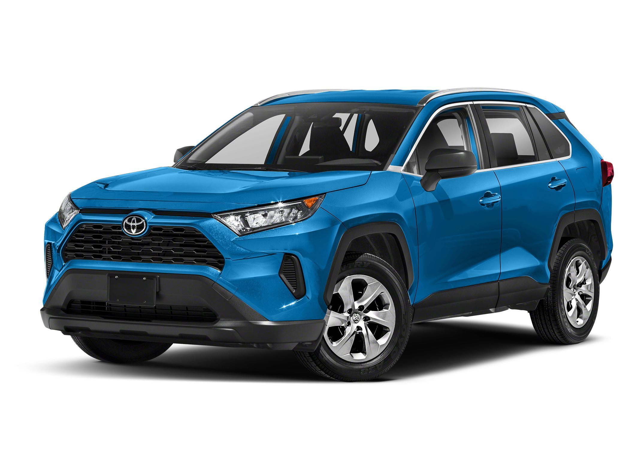 Blue 2020 Toyota RAV4 LE AWD SUV / Crossover All-Wheel Drive