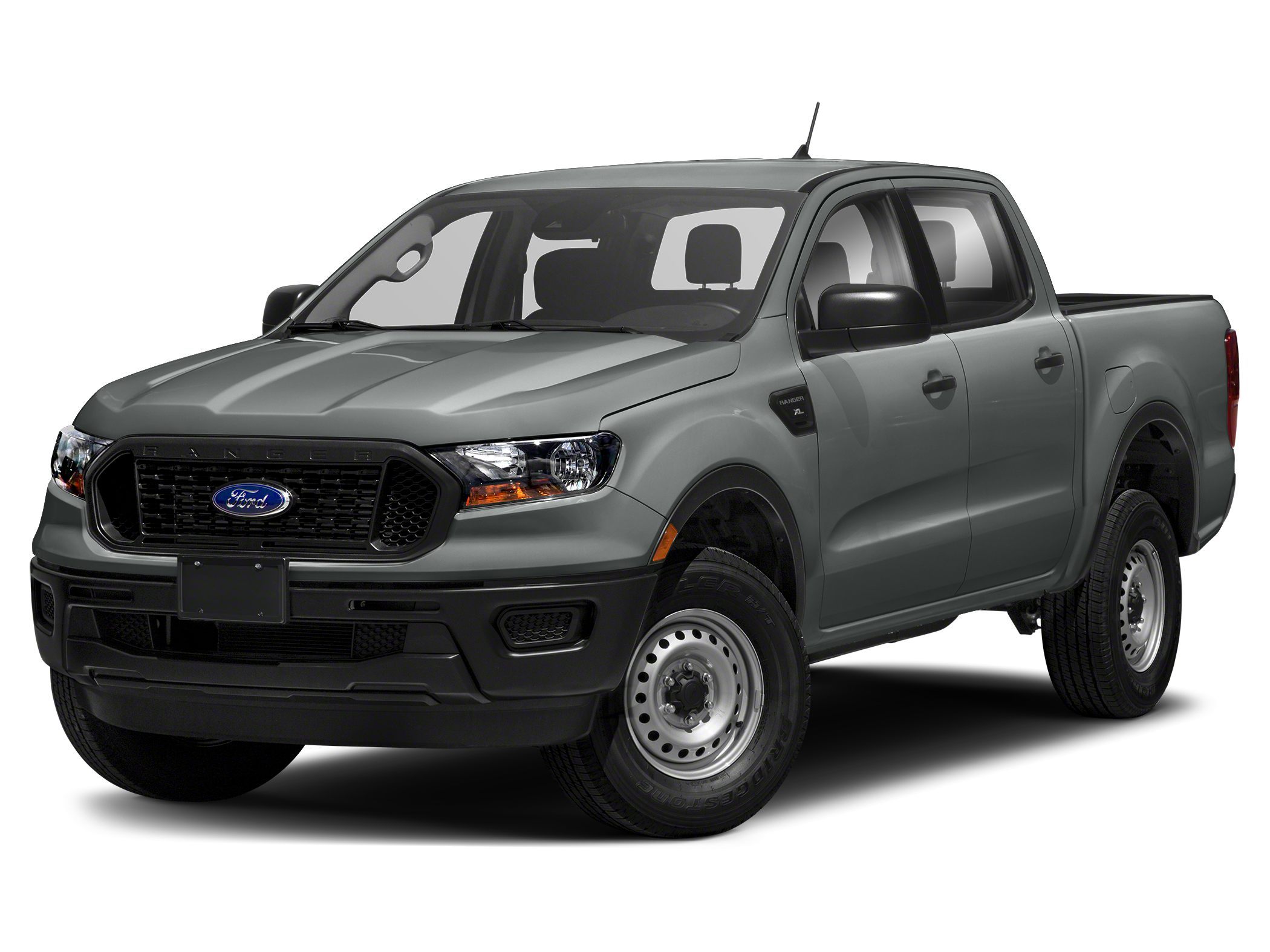 Gray 2021 Ford Ranger Pickup Truck Four-Wheel Drive Automatic