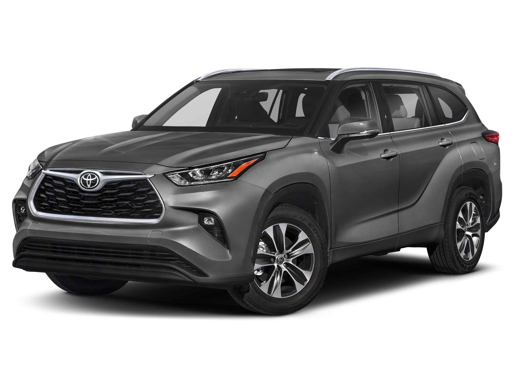 Gray 2021 Toyota Highlander SUV / Crossover All-Wheel Drive 8-Speed Automatic Overdrive