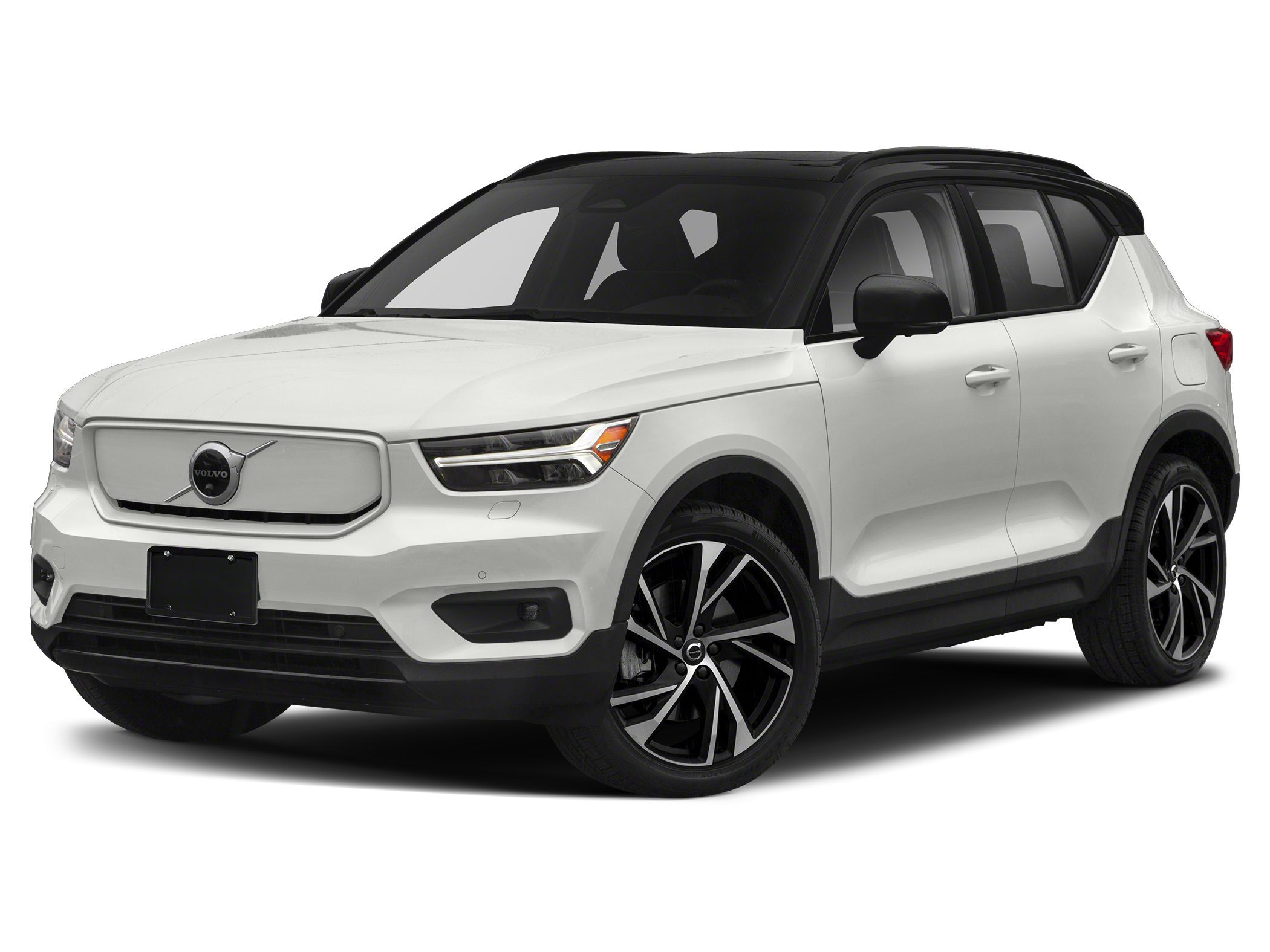 Crystal White 2021 Volvo XC40 Recharge Pure Electric P8 eAWD SUV / Crossover All-Wheel Drive Automatic