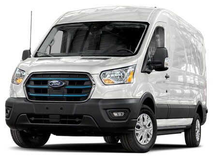 Featured New 2022 Ford E-Transit-350 Cargo Base Van Medium Roof Van for Sale in Jamestown, NY