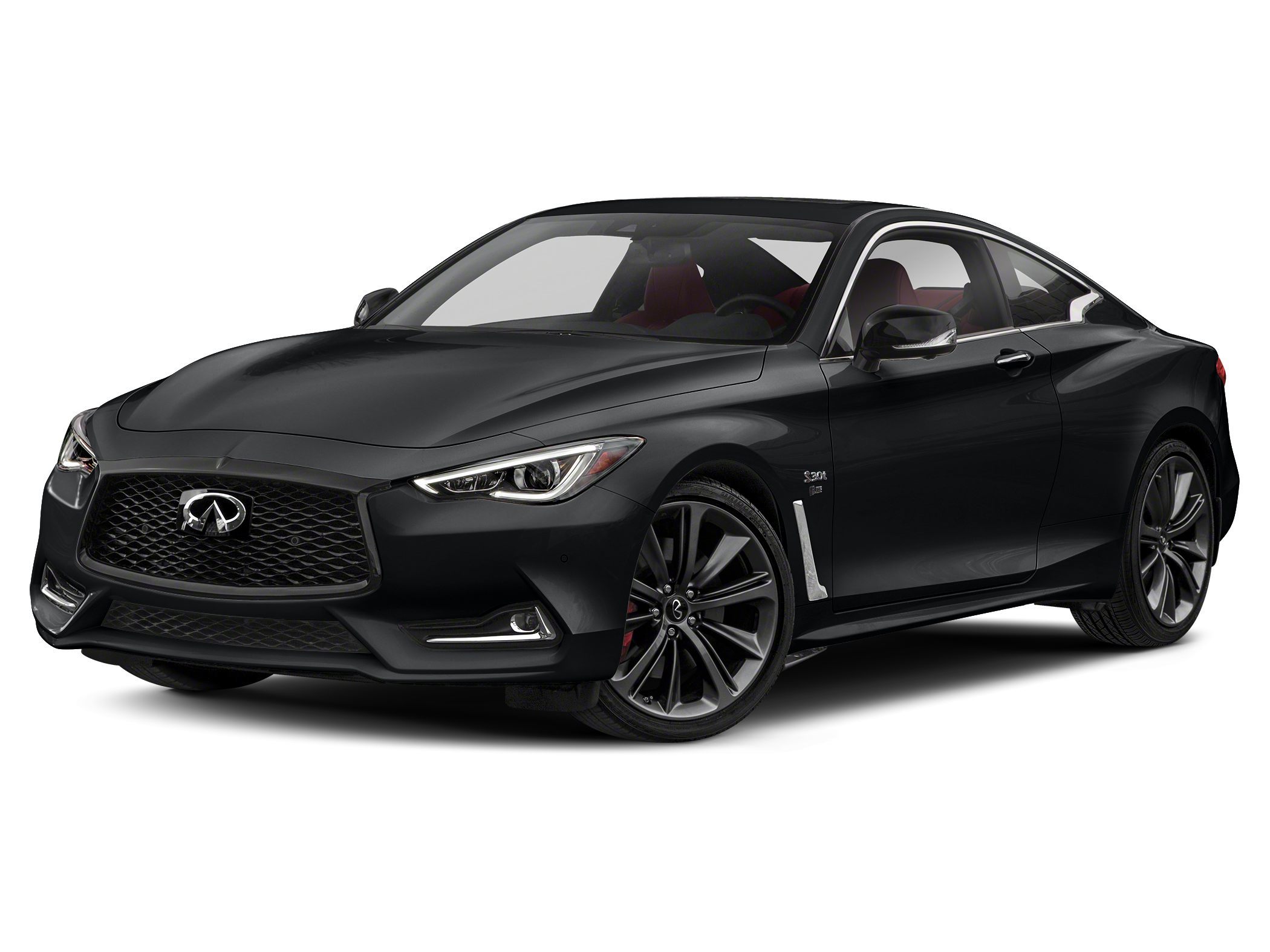 Midnight Black 2022 INFINITI Q60 Red Sport 400 RWD Coupe Rear-Wheel Drive 7-Speed Automatic