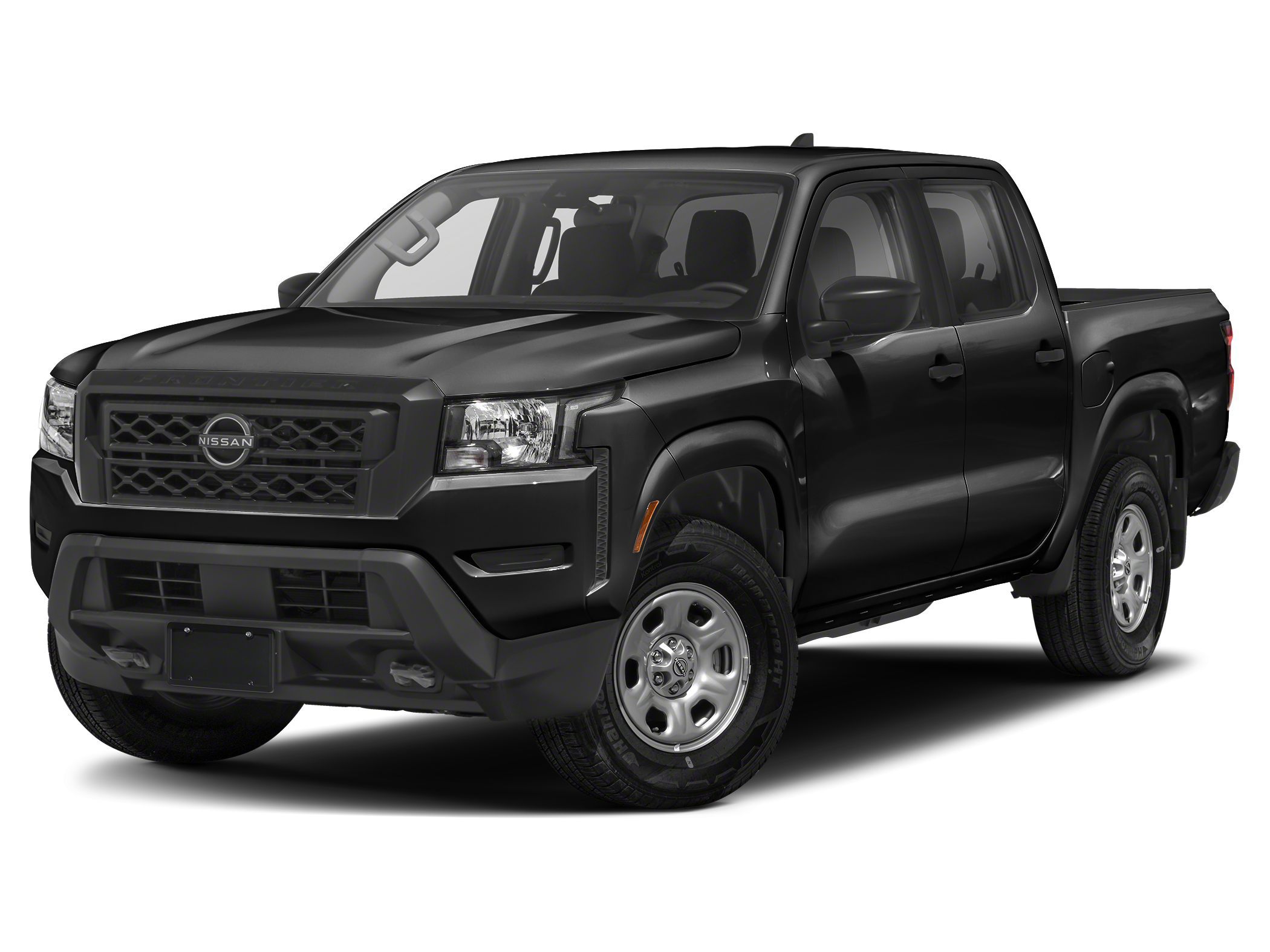 Super Black 2022 Nissan Frontier S Crew Cab 4WD Pickup Truck Four-Wheel Drive 9-Speed Automatic
