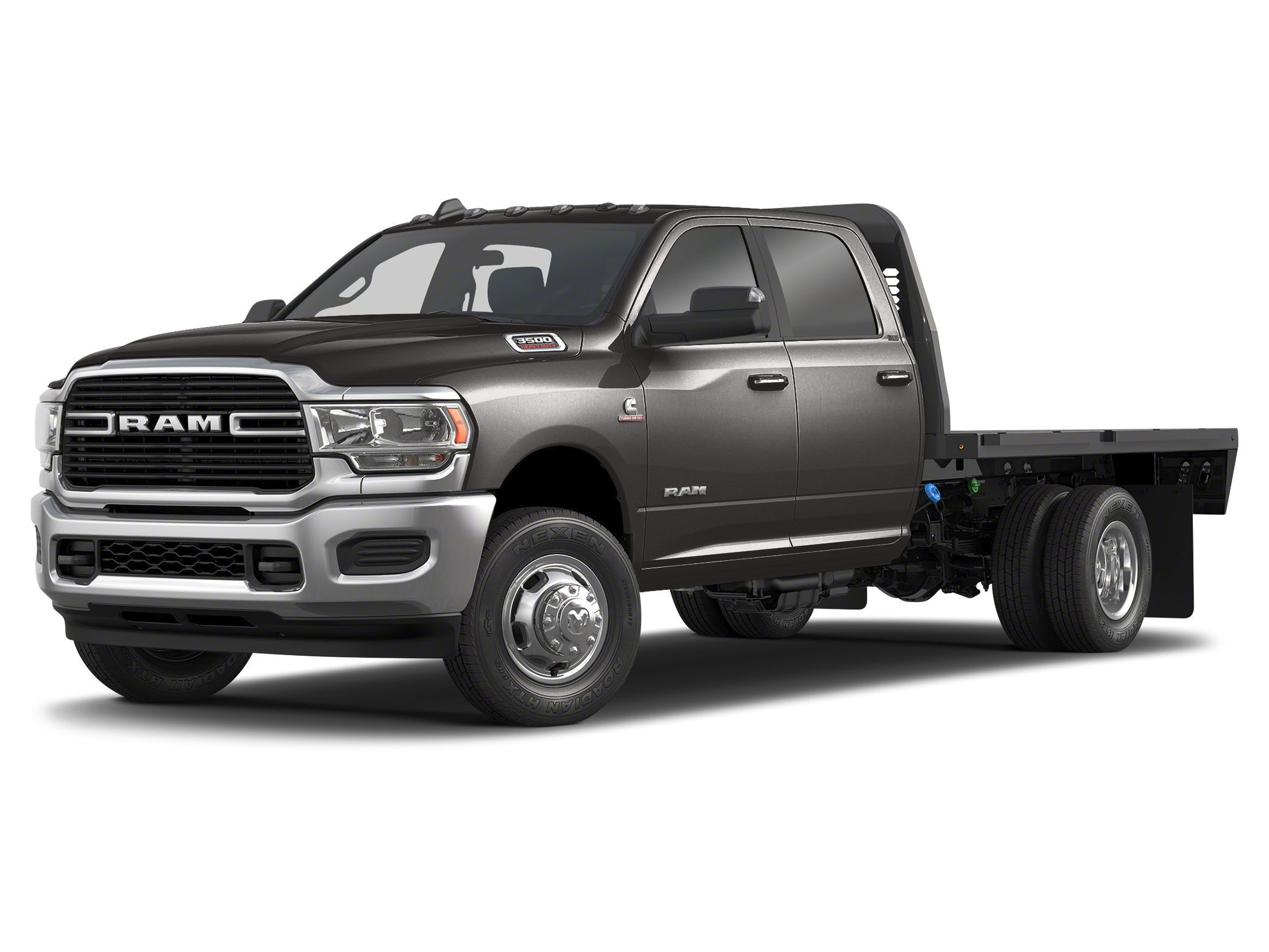 Billet Silver Metallic Clearcoat 2022 RAM 3500 Chassis Tradesman Crew Cab DRW 4WD Pickup Truck Four-Wheel Drive 6-Speed Automatic