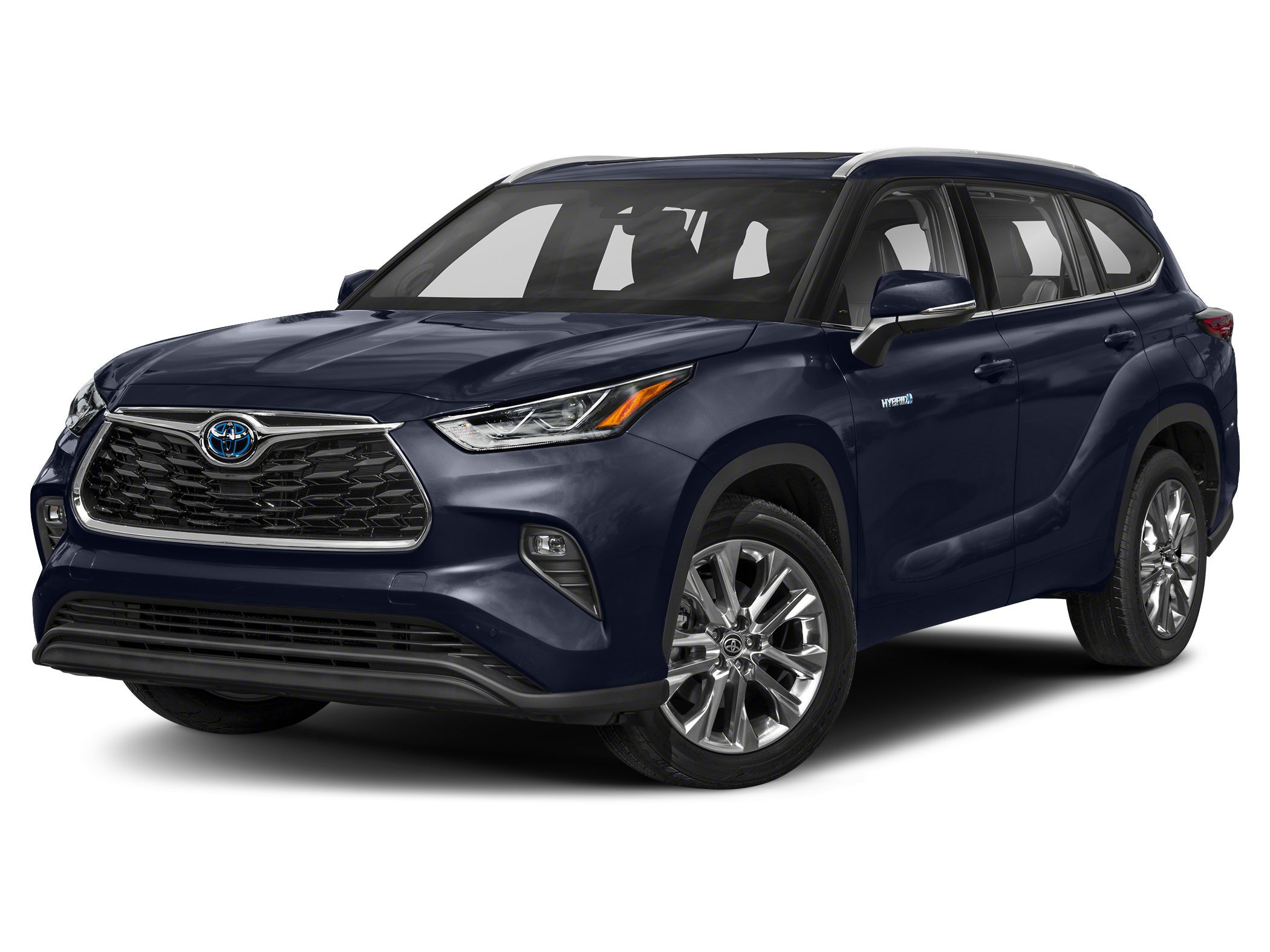 Blue 2022 Toyota Highlander Hybrid Limited AWD SUV / Crossover All-Wheel Drive Continuously Variable Transmission