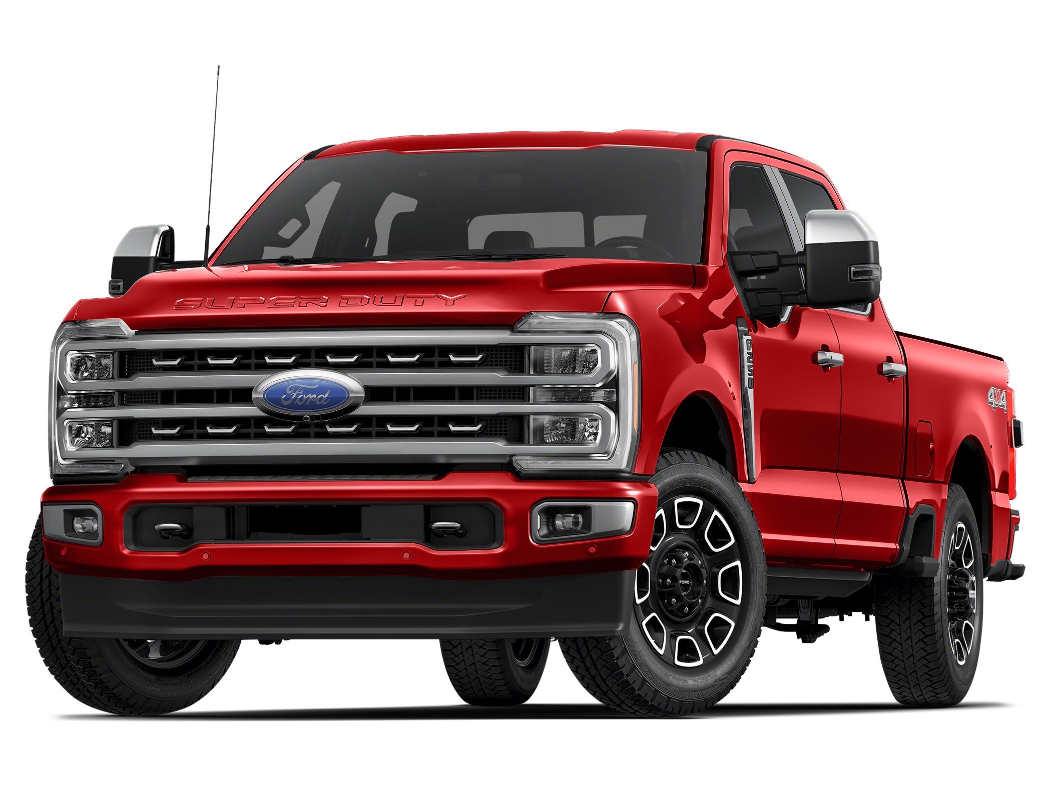 Race Red 2023 Ford F-250 Super Duty Pickup Truck Four-Wheel Drive Automatic