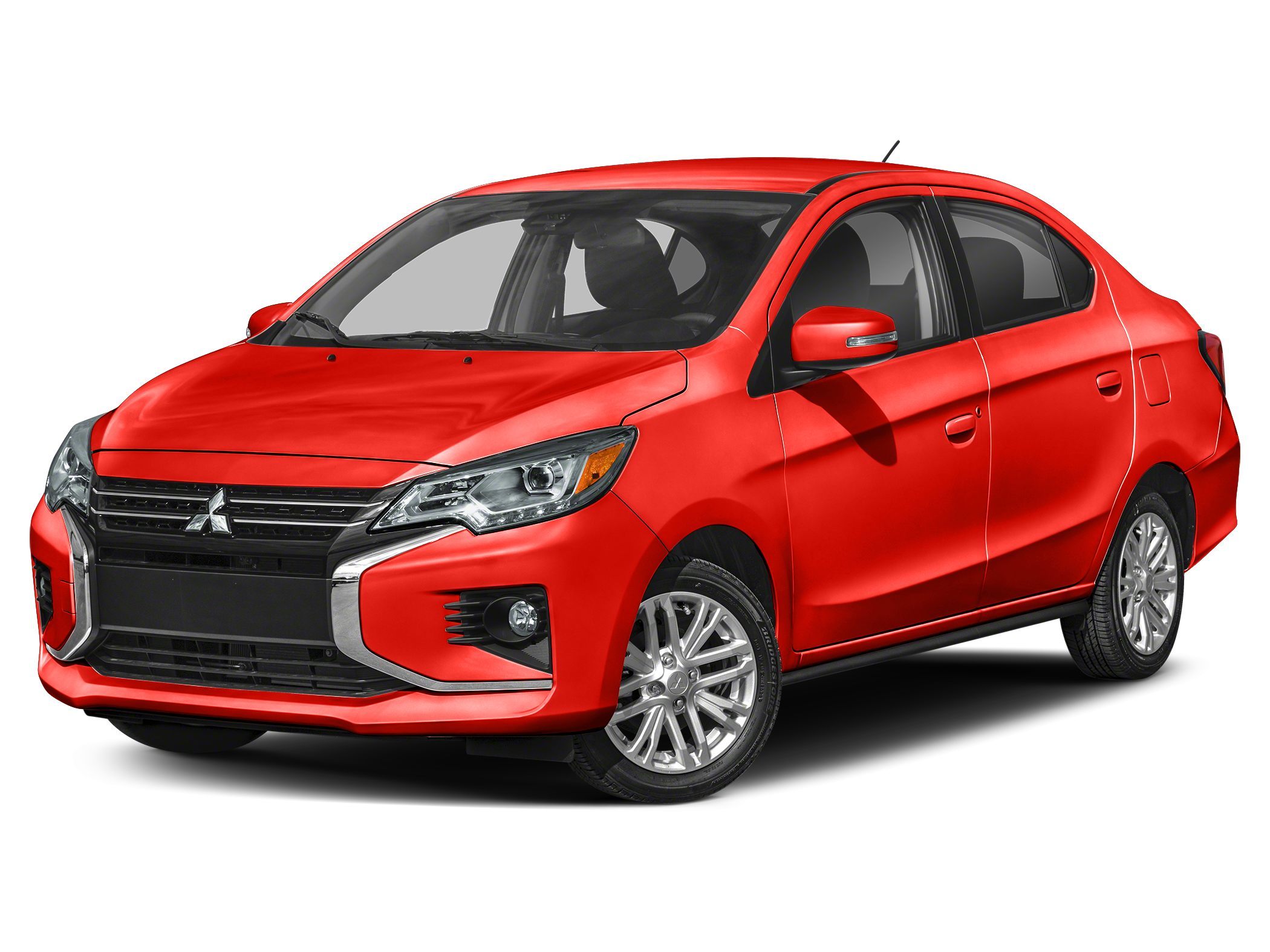 Red 2023 Mitsubishi Mirage G4 Sedan Front-Wheel Drive Continuously Variable Transmission