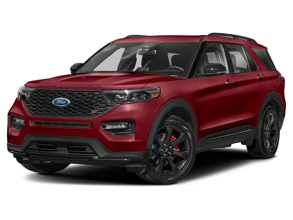 New 2024 Ford Explorer SUV ST Rapid Red Tinted For Sale Medford OR