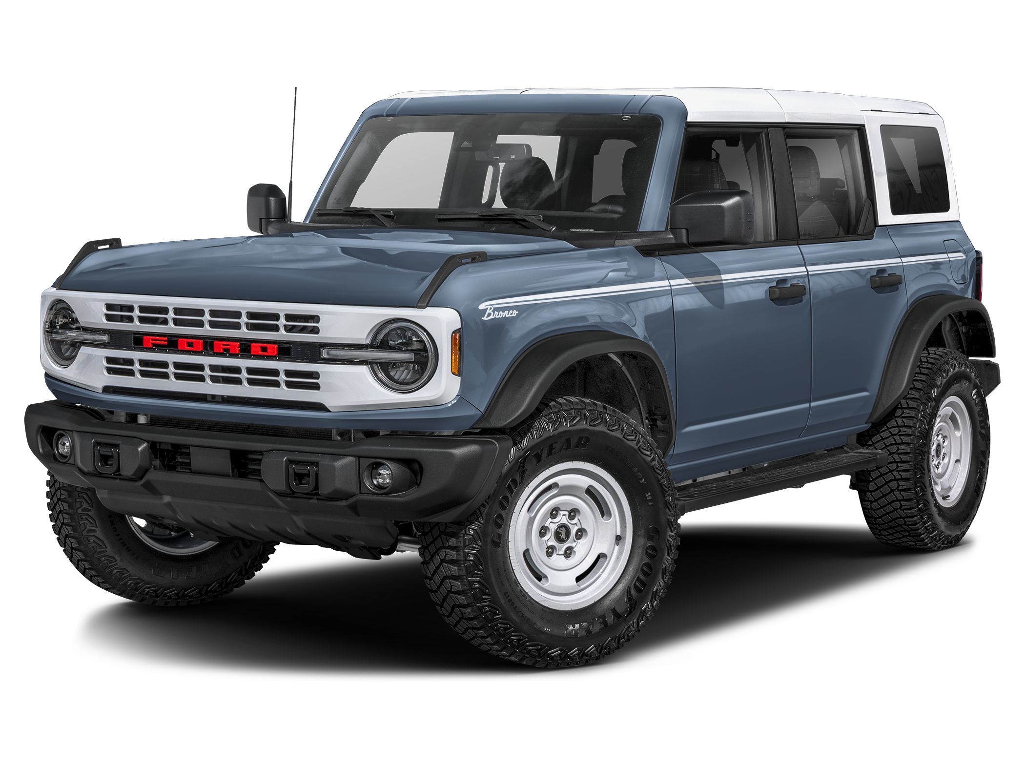 Blue (Azure Gray Metallic) 2025 Ford Bronco SUV / Crossover Four-Wheel Drive Automatic
