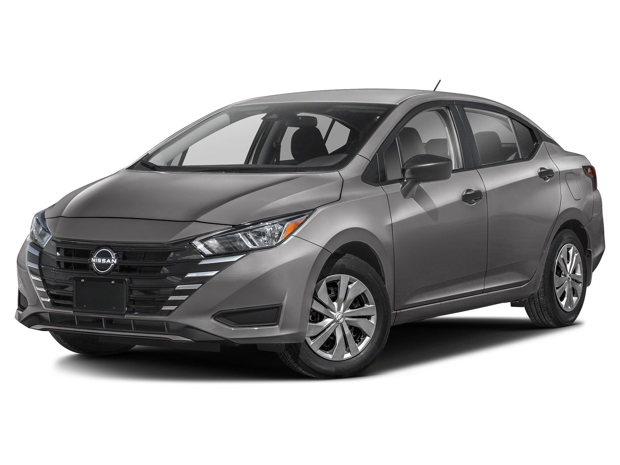 Gray (Gun Metallic) 2025 Nissan Versa Sedan Front-Wheel Drive Continuously Variable Transmission