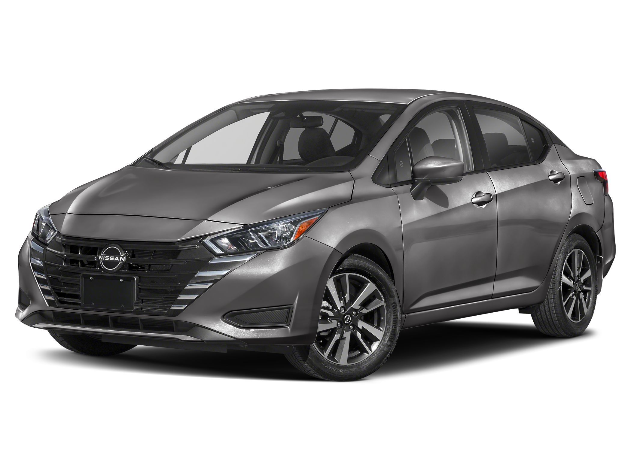 Gray (Gun Metallic) 2025 Nissan Versa Sedan Front-Wheel Drive Continuously Variable Transmission