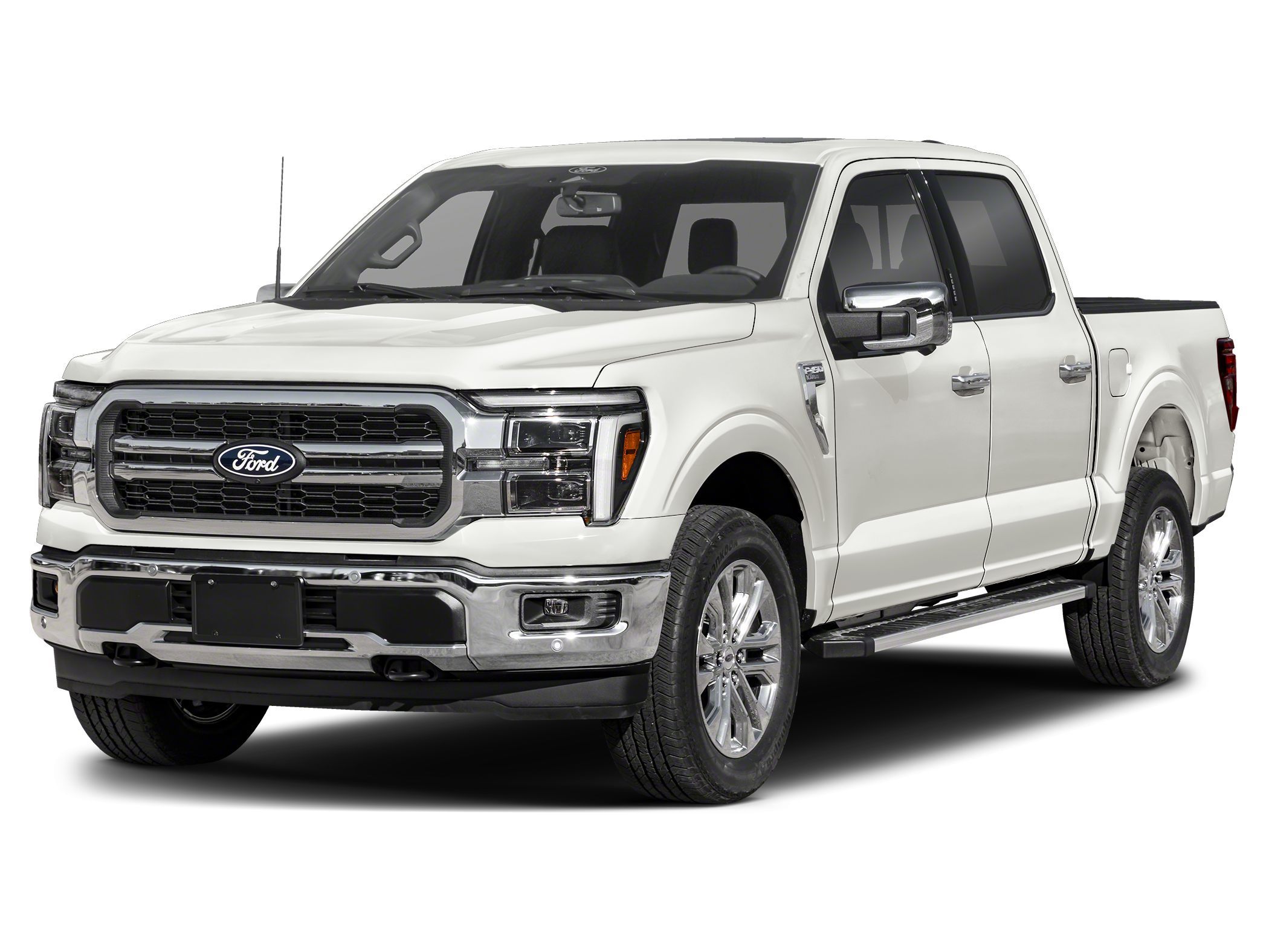 Star White Metallic Tri-Coat 2026 Ford F-150 Lariat SuperCrew 4WD Pickup Truck Four-Wheel Drive Automatic