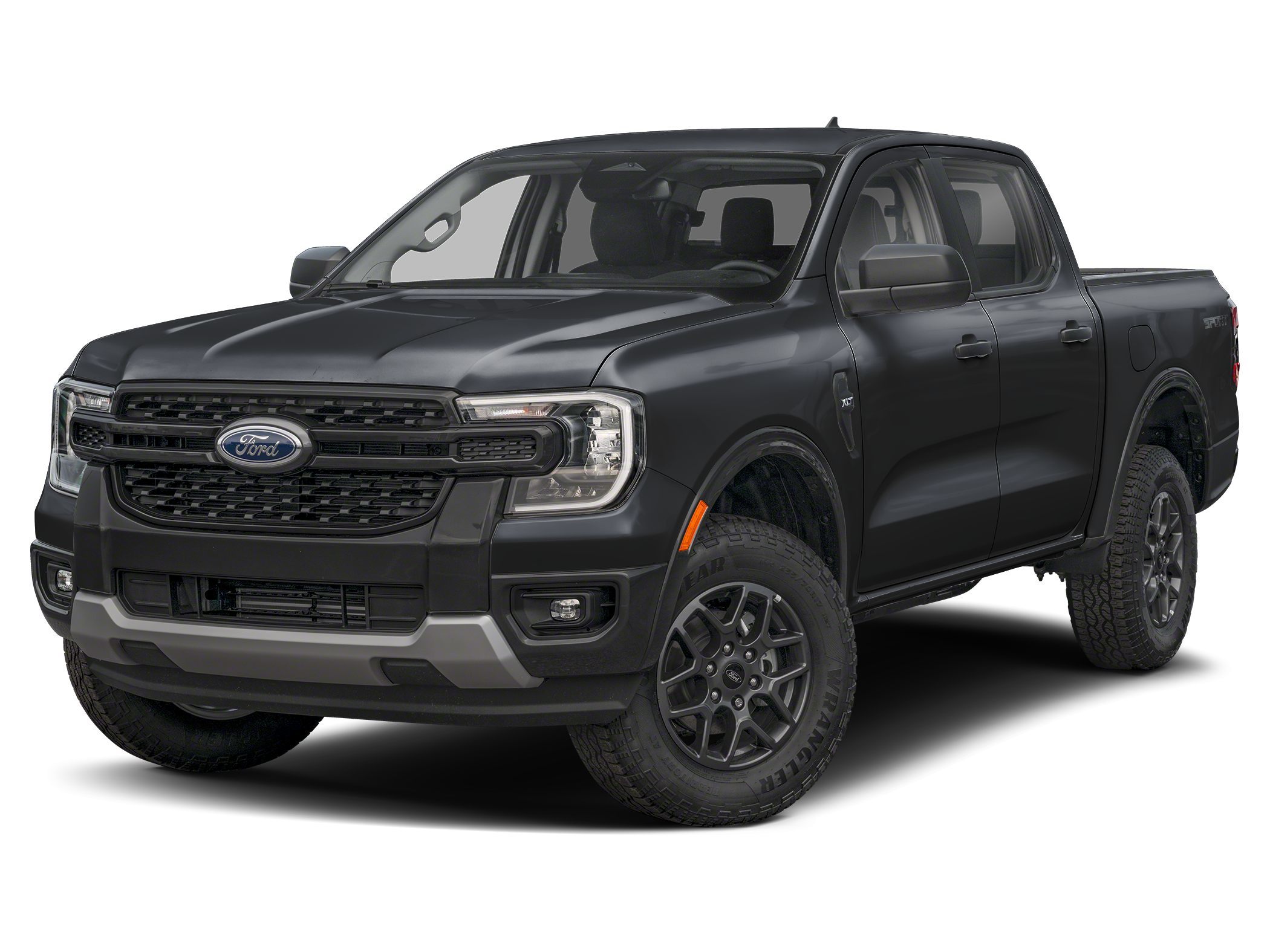 Shadow Black 2026 Ford Ranger Pickup Truck Four-Wheel Drive Automatic