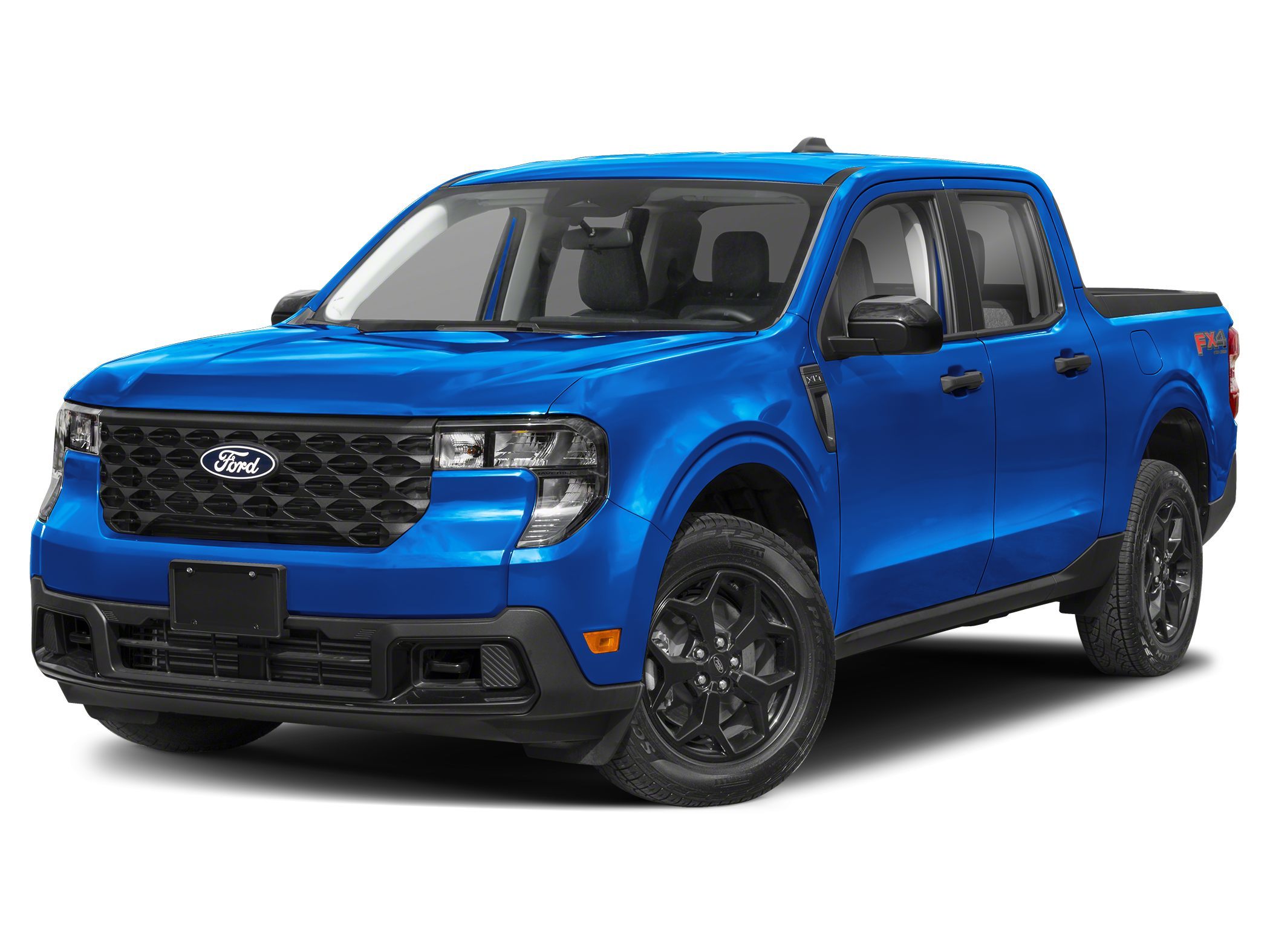 Velocity Blue 2026 Ford Maverick XLT SuperCrew FWD Pickup Truck Front-Wheel Drive Continuously Variable Transmission
