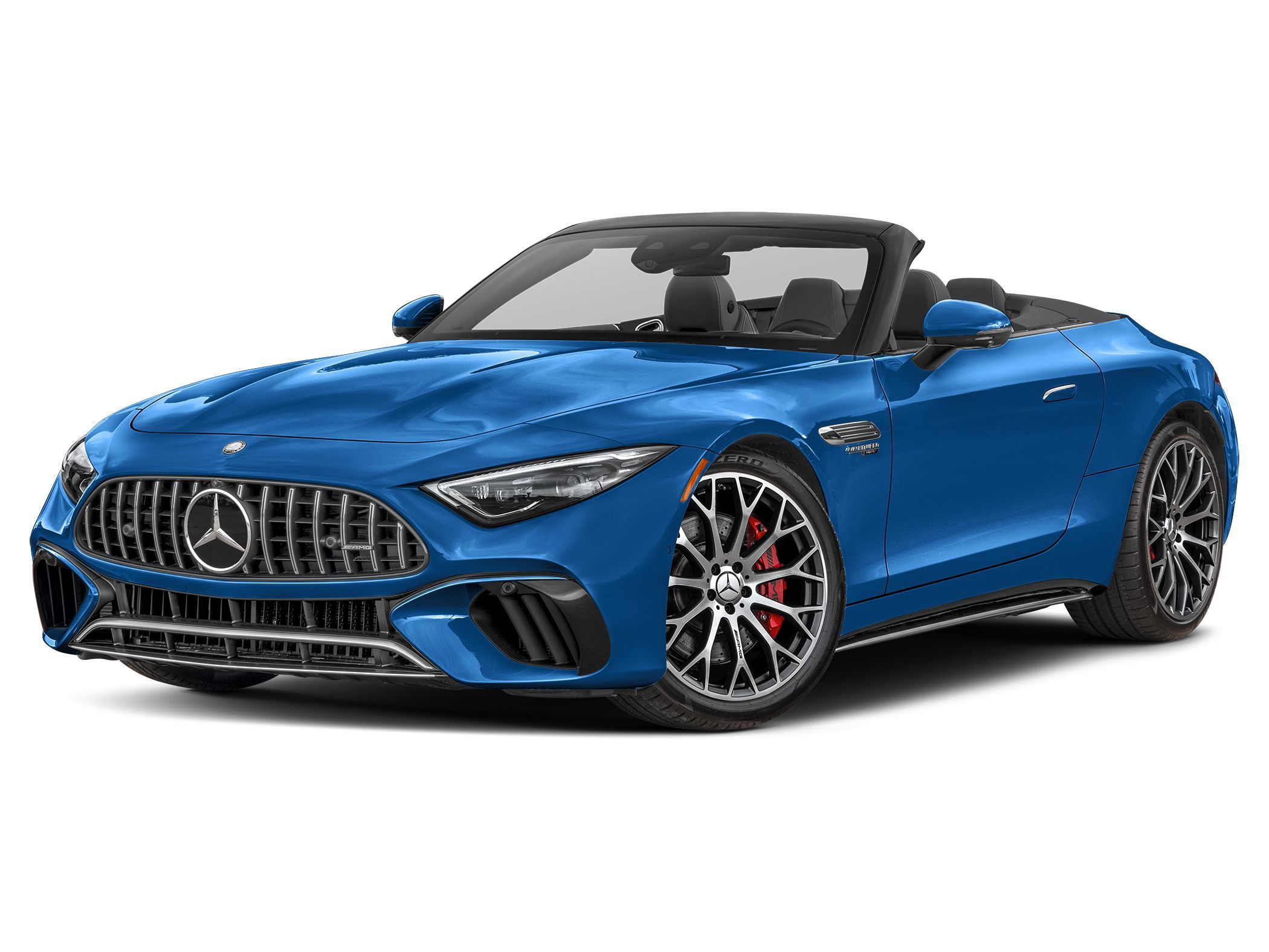 Blue 2026 Mercedes-Benz SL-Class Convertible All-Wheel Drive 9-Speed Automatic Overdrive