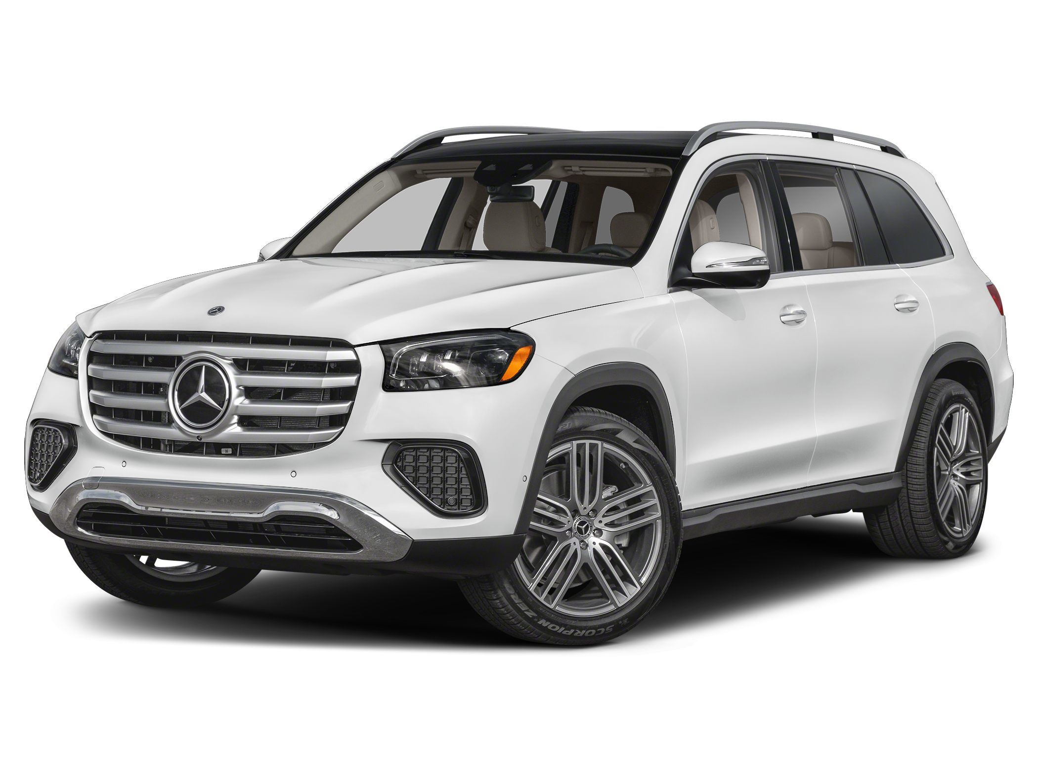 Moonlight White 2026 Mercedes-Benz GLS SUV / Crossover All-Wheel Drive Automatic