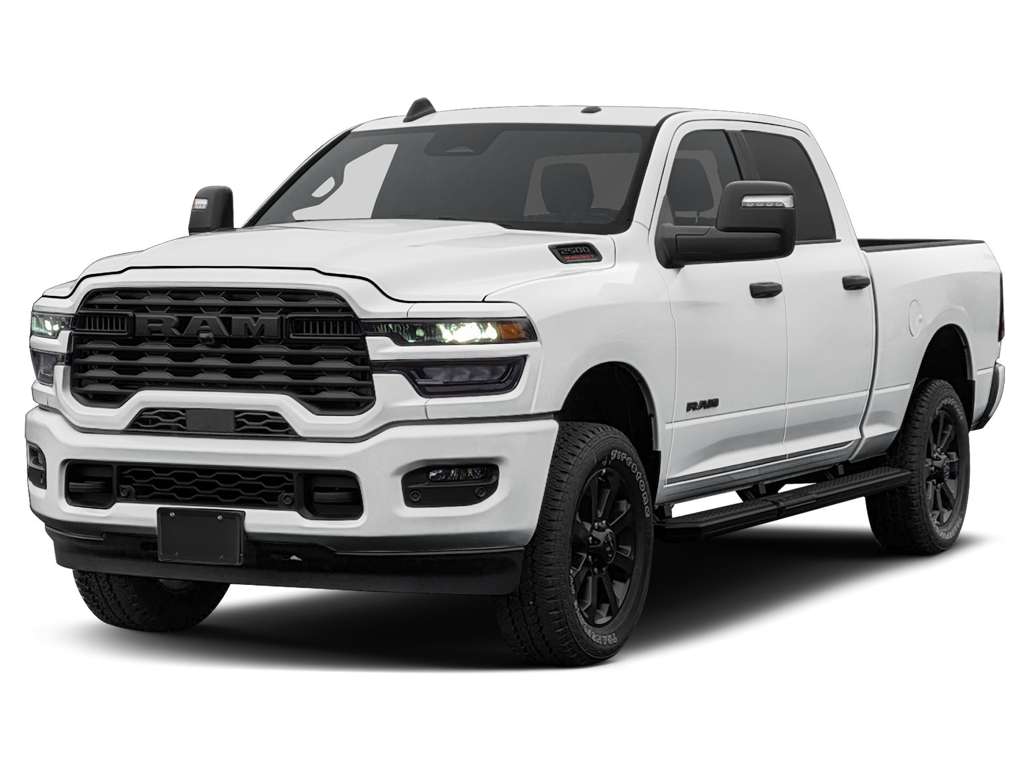 Bright White Clearcoat 2026 RAM 2500 Big Horn Crew Cab 4WD Pickup Truck Four-Wheel Drive 8-Speed Automatic