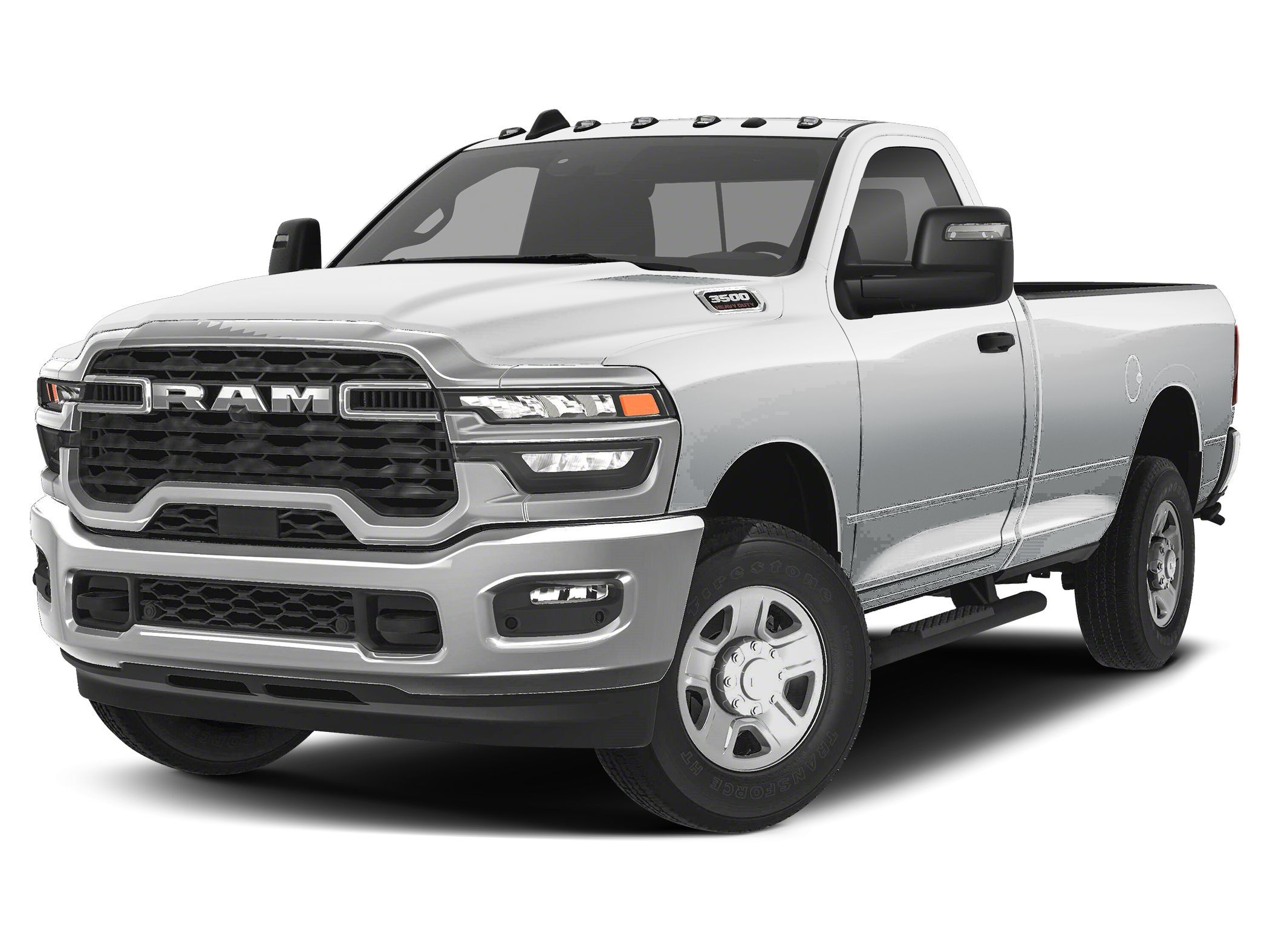 Bright White 2026 RAM 3500 Tradesman Regular Cab LB DRW 4WD Pickup Truck Four-Wheel Drive 8-Speed Automatic