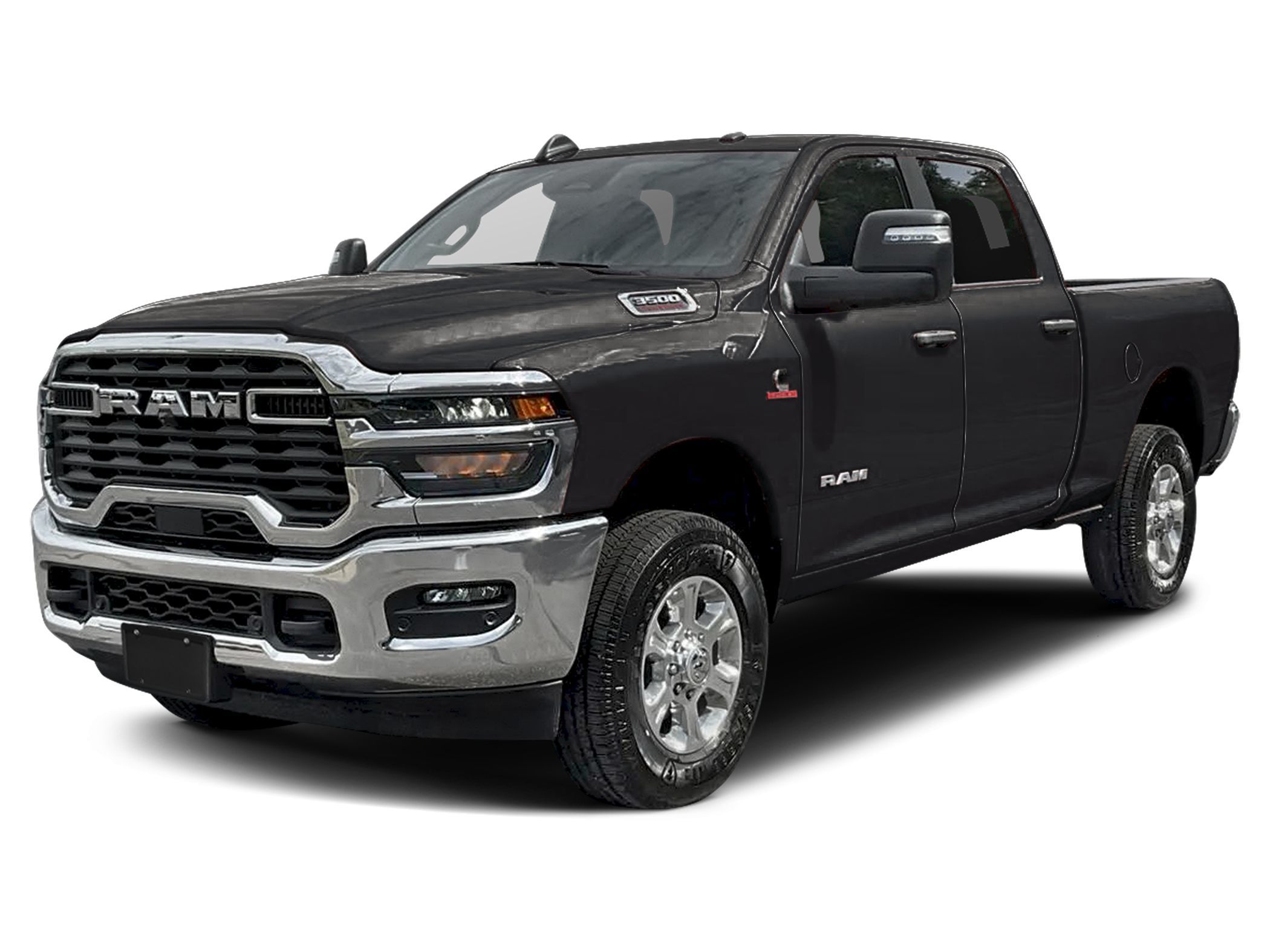 Diamond Black Crystal Pearlcoat 2026 RAM 3500 Pickup Truck Four-Wheel Drive 8-Speed Automatic