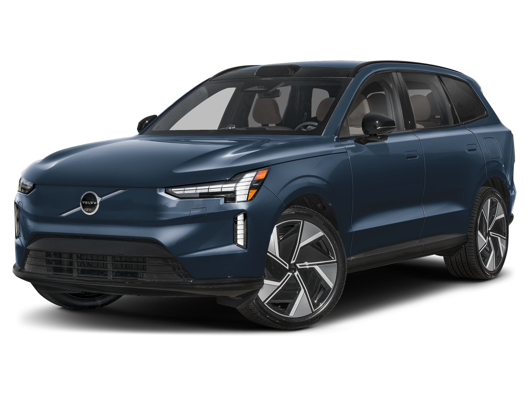 Denim Blue 2026 Volvo EX90 Twin Plus 6-Passenger eAWD SUV / Crossover All-Wheel Drive 1-Speed Automatic