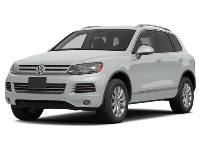 used 2014 white volkswagen touareg lux for sale in bend or