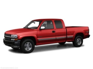Dark Carmine Red Metallic 2001 Chevrolet Silverado 1500 LS Extended Cab RWD Pickup Truck Rear-Wheel Drive 4-Speed Automatic Overdrive