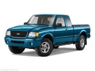 Blue 2002 Ford Ranger Pickup Truck