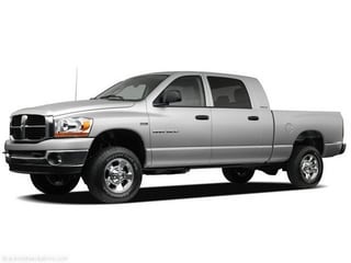 Bright Silver 2006 Dodge RAM 1500 Pickup Truck Four-Wheel Drive 5-Speed Automatic