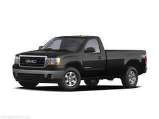 Black 2007 GMC Sierra 1500 Pickup Truck Four-Wheel Drive Automatic