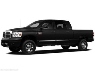 Brilliant Black Crystal Pearlcoat 2008 Dodge RAM 2500 Pickup Truck Four-Wheel Drive 6-Speed Automatic