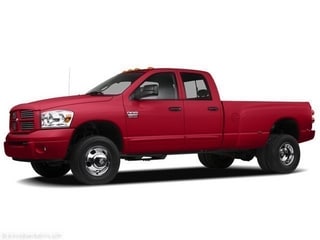 Inferno Red Crystal Pearlcoat 2008 Dodge RAM 3500 Pickup Truck Four-Wheel Drive Automatic