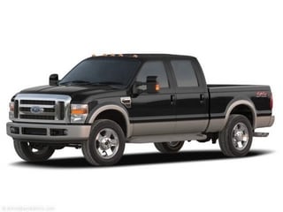 Black 2008 Ford F-250 Super Duty Pickup Truck