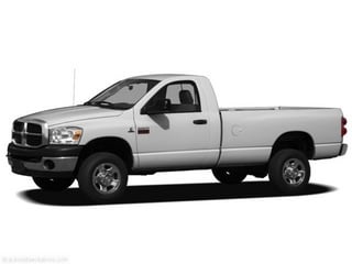 Bright Silver 2009 Dodge RAM 2500 ST LB 4WD Pickup Truck Four-Wheel Drive Automatic