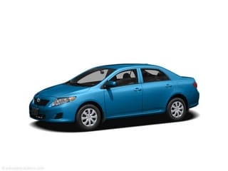 Blue 2010 Toyota Corolla Sedan