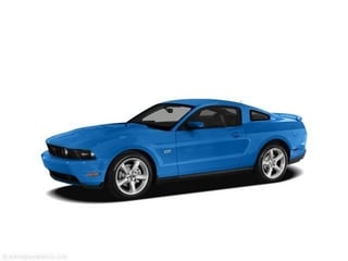 Blue 2011 Ford Mustang Coupe Rear-Wheel Drive 6-Speed Automatic