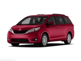 Salsa Red Pearl 2011 Toyota Sienna 7-Passenger V6 FWD Minivan Front-Wheel Drive 6-Speed Automatic Overdrive