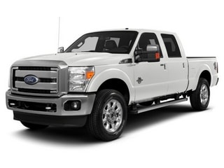 White Platinum  Tri-Coat Pale Adobe Metall 2014 Ford F-250 Super Duty Pickup Truck Four-Wheel Drive Automatic