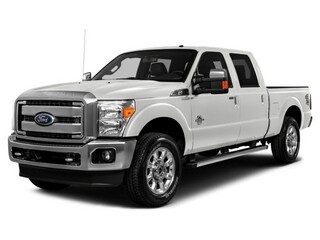 White Platinum Clearcoat Metallic 2016 Ford F-250 Super Duty Pickup Truck Four-Wheel Drive 6-Speed Automatic Overdrive